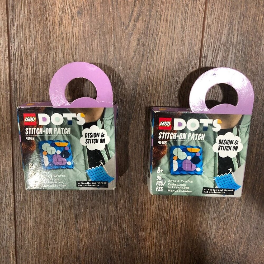 LEGO 41955 - 3 Stitch-On Patch LEGO Sets - Sealed - LOT OF 2 READ DESCRIPTION